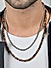 The Bro Code Multi Beaded Layered Neckalce chains For Men