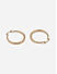 Toniq Casual Gold Plated Latch Back Hoop Earring for Women