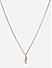 Toniq Gold Plated Fish Charm Necklace for Women