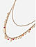 Toniq Gold Plated Multicolored Beaded Layered Necklace for Women 