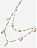 Toniq Gold Plated Multi Beaded Layered Necklace for Women 