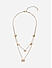 Toniq Gold Plated Multi Butterfly  Charms Layered Necklace for Women