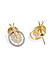 Amavi AD  Stone Enriched Stunning Pendant & Earrings Set For Women