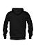 Solid: Black Pullover Hoodie