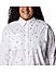 Columbia Women WHITE Silver Ridge Utility Patterned LS Shirt