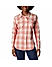 Columbia Women Red Claudia Ridge LS Shirt