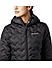 Columbia Women Black Delta Ridge Down Hooded Jacket
