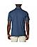 Columbia Men Blue Tech Trail Polo