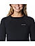 Columbia Women Black Midweight Stretch Long Sleeve Top