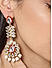 Ethnic Traditionl Kundan Studded Contemporary Drop Earrings For Women