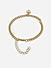 Toniq Gold Cuban Link heart charms set of 4 bracelets for women