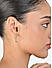 Toniq Golden T Bar Shape stud earrings for women