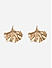 Toniq Golden  Floral Shape stud earrings for women