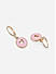 Toniq Floral Pink & white Set of 6 Hoop Earrings for women