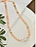 Toniq Golden white single pearl choker necklace for women
