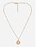 Toniq Gold Plated Luna Moon Pendant Charm Party Necklace For Women