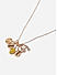 Toniq Gold Plated Set Of 5 Interchangeable Pendant Charm Necklace Chain Jewellery Set for Woman 