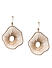 Gold-Toned Quirky-Shaped Drop Earrings
