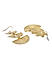 Gold-Toned Geometric Drop Earrings