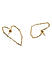 Gold-Toned Heart Shaped Studs