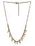Women Gold-Toned and White Embellished Layered Necklace