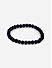 The Bro Code Set of 3 Black Elasticated Semi Precious Beaded Bracelet For Men