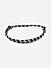 The Bro Code Set of 3 Black & White Cored Bracelet Set For Men