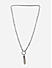 The Bode Code Silver Plated White Solid Pendant Necklace For Men