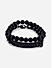 The Bro Code Set of 2 Black Elasticated Bracelet For Men