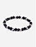 The Bro Code Black Set of 3 Multipack Elasticated Semi Precious Beaded Bracelet For Men