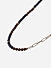 The Bro Code Gold Plated Brown Beaded Necklace For Men