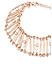 Toniq Stylish Gold Plated White Beaded Bracelet for Women