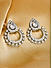 Toniq Luxurious Gold Plated American Diamond Daisy Stud Earring for Women
