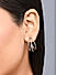 Toniq Stylish Silver Plated   Hoop Earring For Women