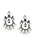 Stones Silver Plated Drop Earring
