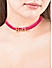 BARBIE™ Limited Edition Hot Pink Choker Necklace and Heart Finger Rings Combo Set