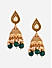 Green Pearls Beads Kundan Gold Plated Mutilayered Jewellery Set