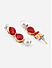 Fida Ethnic south Indian Traditional Antique Gold Ruby Pearl & kundan Necklace and Earring set for women
