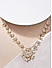 Fida Ethnic south Indian Traditional Antique gold white Pearl & kundan Choker Necklace and Earring  set for women