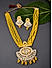 Kundan Yellow Beaded Gold Plated Ranihaar Jewellery Set