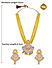Kundan Yellow Beaded Gold Plated Ranihaar Jewellery Set