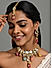 Ornate Pearls Kundan Gold Plated Jewellery Set with Maangtikka