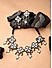 Fida Ethnic Oxidised Silver Kundan Mirror Jewellery Set for Women