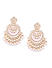Pink Kundan Pearl Gold Plated Meenakari Jewellery Set