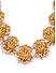 Beads Gold Plated Laxmi Goddess Temple Jewellery Set