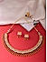 Ruby Stones Beads Gold Plated Temple Jewellery Set