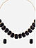 Fida Ethnic Indian Traditional Black CZ Necklace & Earring Jewellery Set For Women