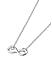 ToniQ Stylish Silver Plated Infinity Charm Necklace for Women