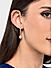 Amavi Chic Gold AD Drop Earrings For Women
