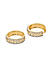 Amavi Gold Alluring AD Hoop Earrings For Women